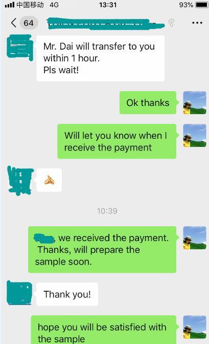 peeling knife sample order
